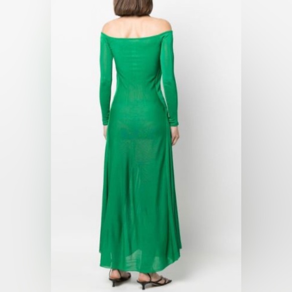 Jacquemus
ribbed-panel off-shoulder dress green size fr34- US 2. NWT - Picture 2 of 8